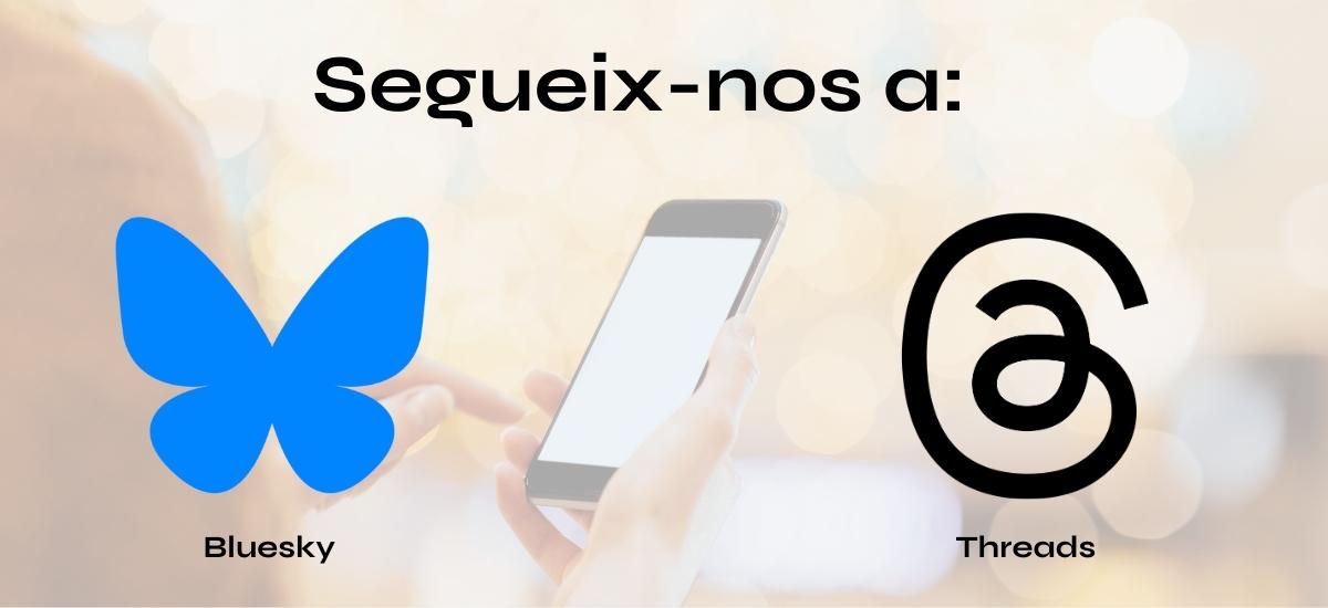 Obrim nous perfils a Bluesky i Threads