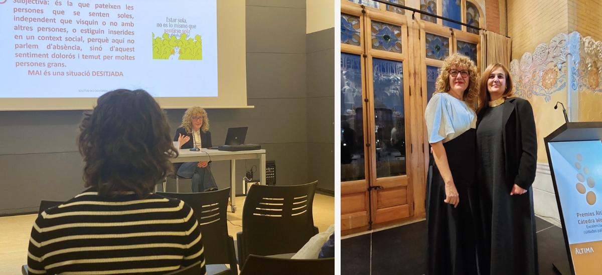 La degana assisteix a dos actes