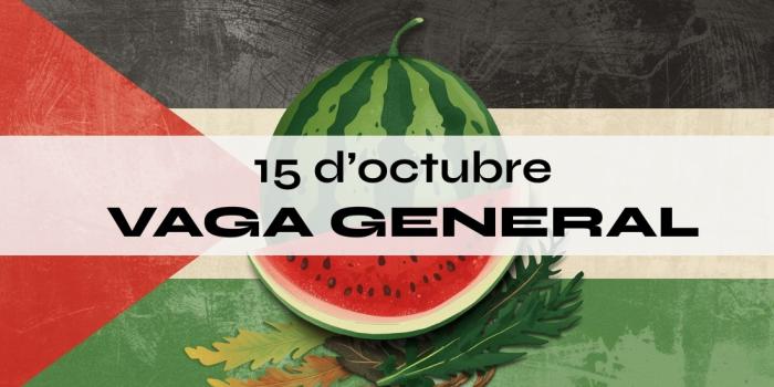 Vaga en suport al poble palestí